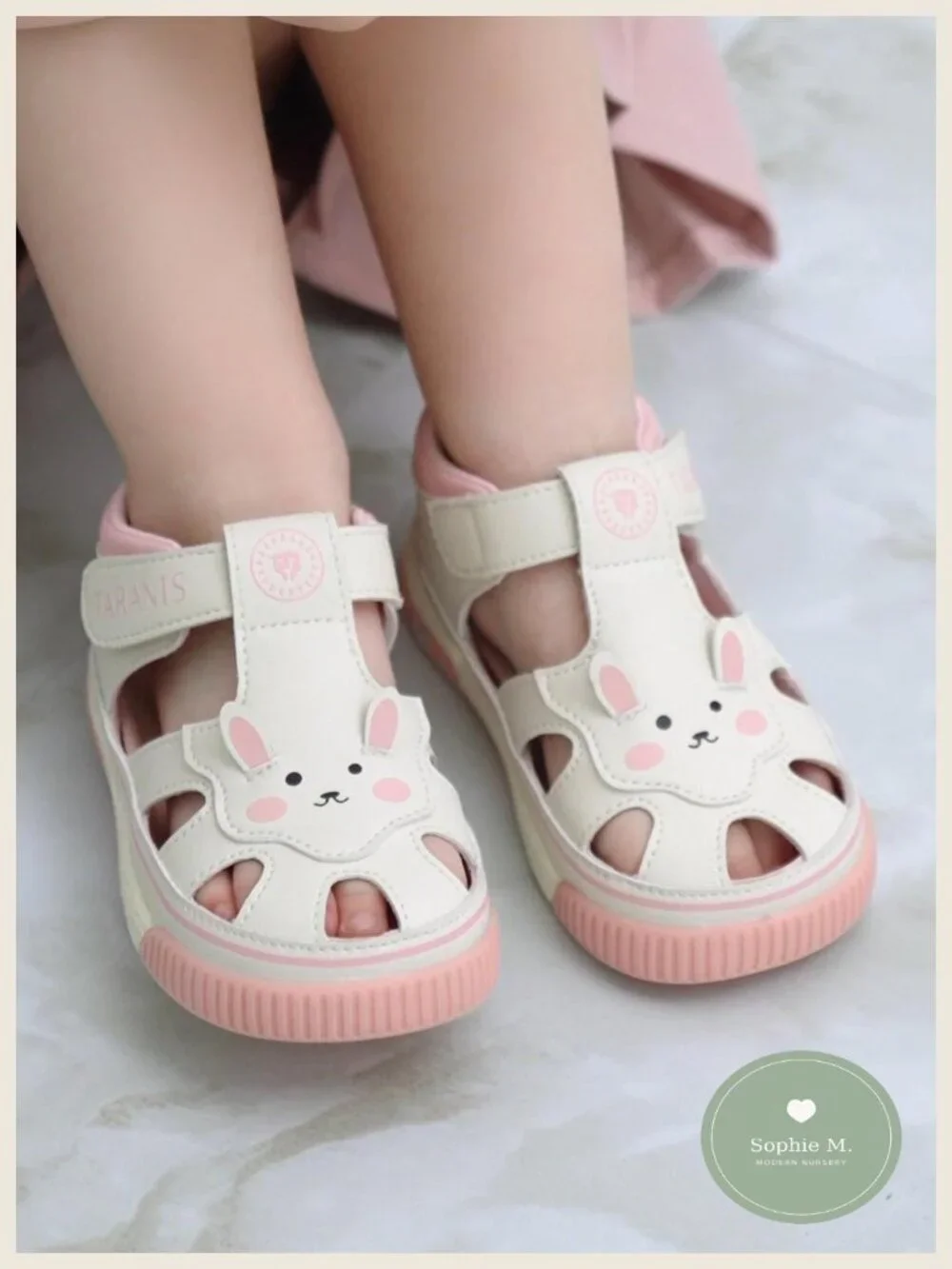 Toddler Summer Squeak Sneakers, Breathable Athletic Sandals, Slip-On